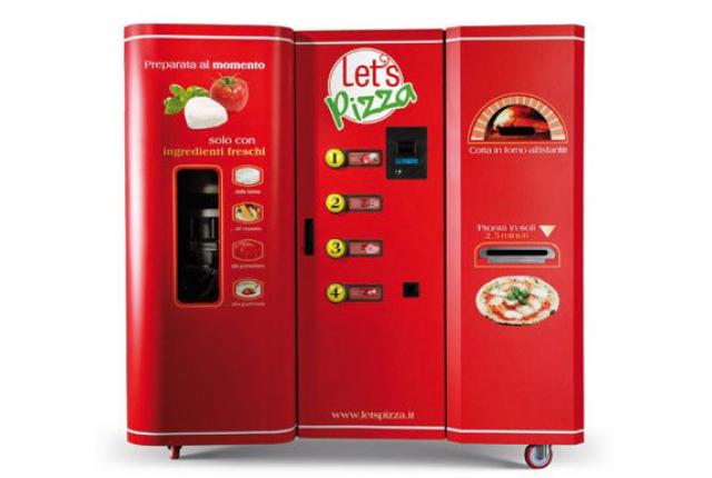 Vending Machine selling Pizza