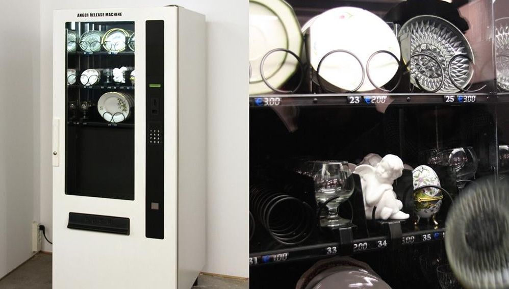 Anger Release Vending Machine