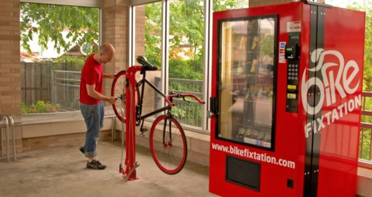 24 hours Bike Repair Vending Machine