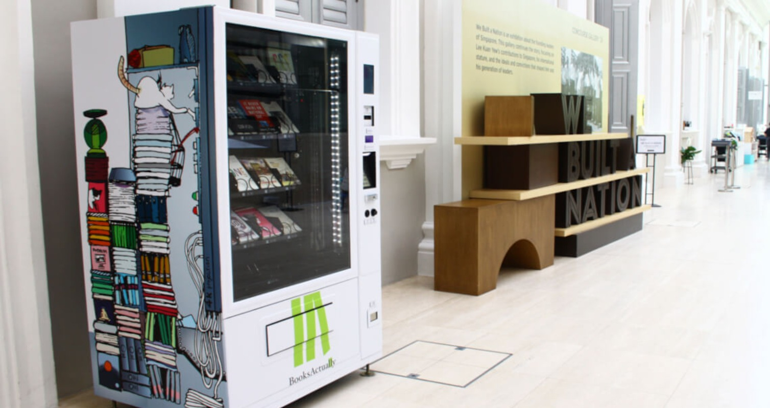 Book Vending Machine promote literacy