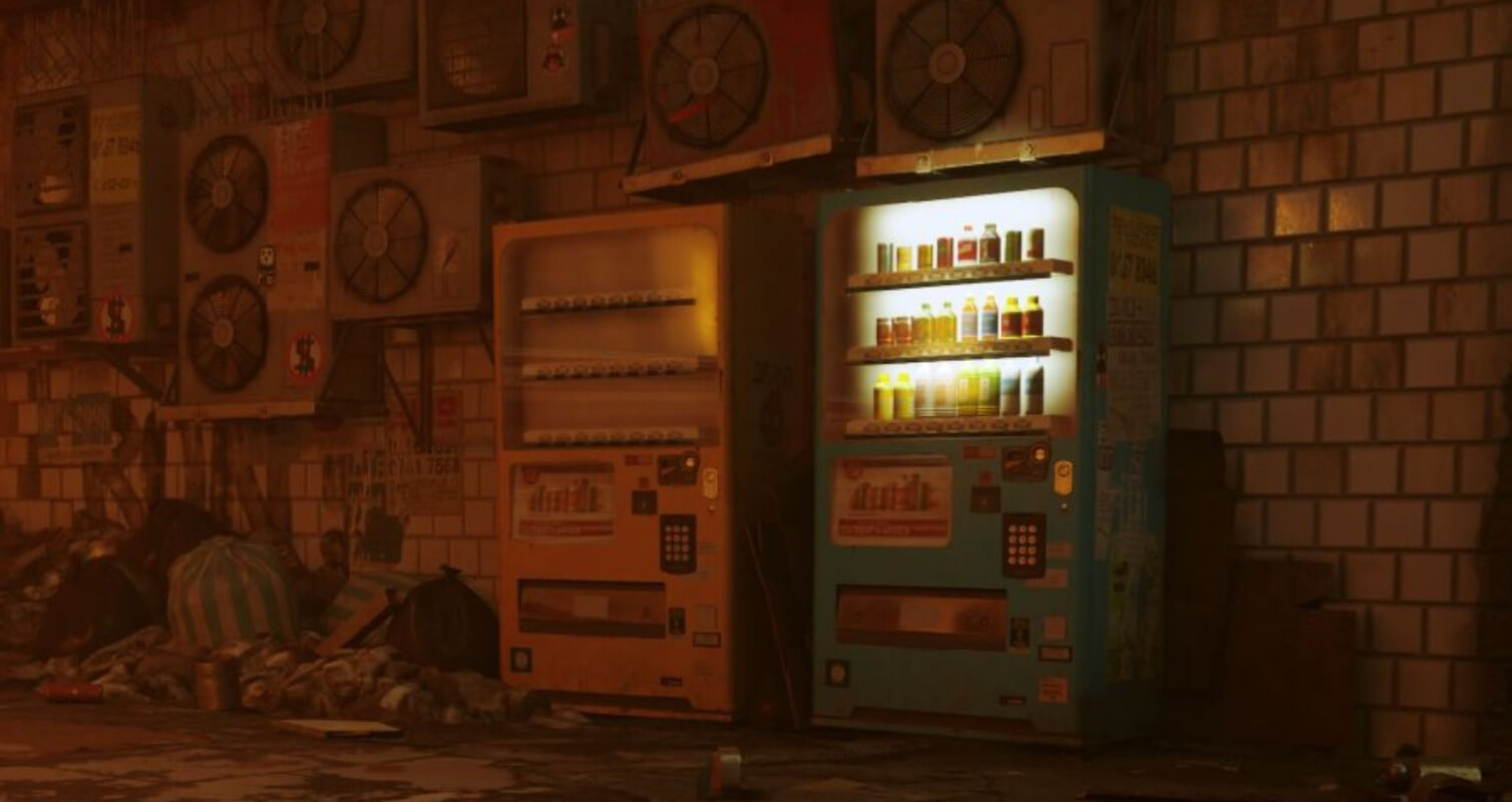 Vending Machine in Video Game