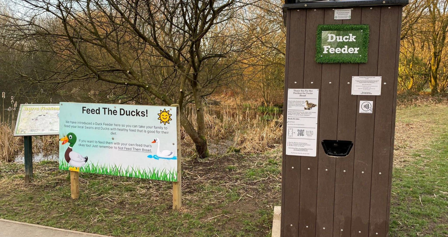 Ducks vending machine